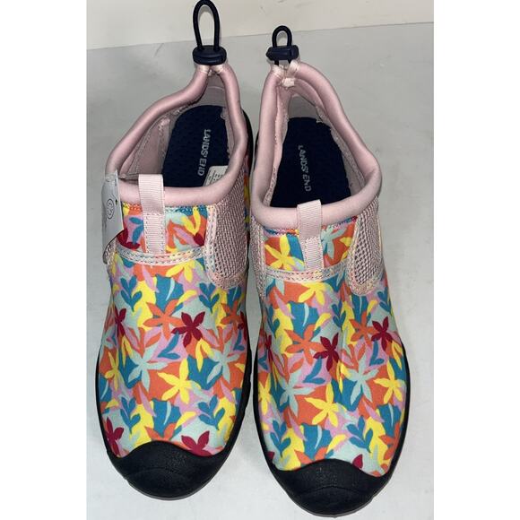 Lands End Woman’s Floral Multi Colored Water Shoes Size 10B - Picture 8 of 9